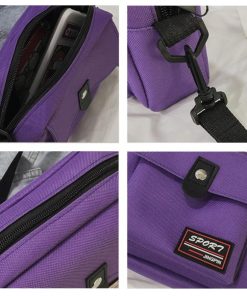 ショルダーバッグ | キャンバスバッグ 小さめ 男女兼用 スクエア ミニバッグ スマホバッグ 斜めがけ レディース