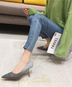 パンプス | レディース 美脚ハイヒール ピンヒール スエード フォーマル パーティー 痛くない 結婚式 二次会 女性 通勤用 7.5cm プレゼント 仕事