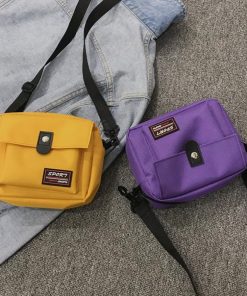 ショルダーバッグ | キャンバスバッグ 小さめ 男女兼用 スクエア ミニバッグ スマホバッグ 斜めがけ レディース