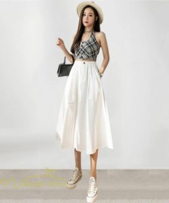 スカート | ハイウエスト ロングレトロ Aライン女性 ボトムス 春秋 夏 お洒落 カジュアル 20代30代40代 通勤 2022 エレガント