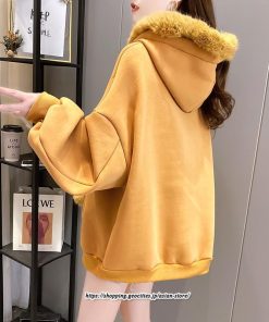 パーカー | レディース 裏ボア 裏起毛 防寒 フード付き スウェット トップス 秋 冬 あったか ゆったり 韓国風 カジュアル 体型カバー 暖かい 安い