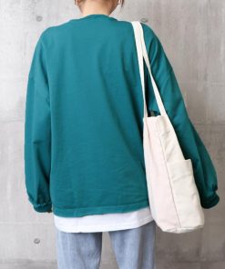 Tシャツ・カットソー | 重ね着風スウェットトレーナー 韓国風