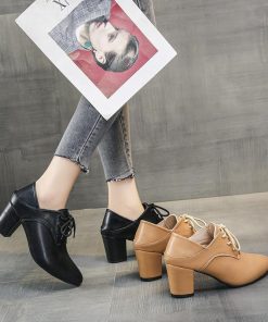 オックスフォードシューズ | ポインテッドトゥ レディース チャンキーヒール レースアップ マニッシュシューズ サボサンダル パンプス かかとが踏める シューズ