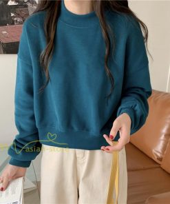 パーカー | 長袖トレーナー レディース トップス 無地 可愛い トレーナー 新作 長袖 スウェット モックネック ハイネック 秋冬 お出かけ コーデ カジュアル ゆったり