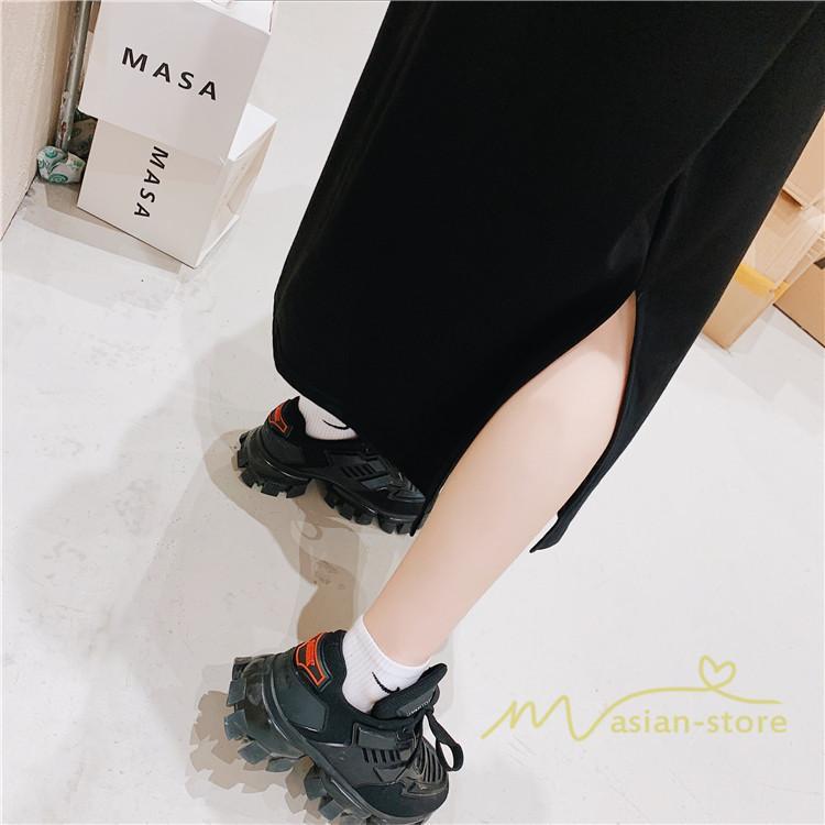 マキシ | 黒ワンピース 長袖ワンピース 秋物 レディース ロングワンピース ゆったり 大きいサイズ 裾スリット 30代40代 大人 ワンピース かわいい 通学通勤 20代50代