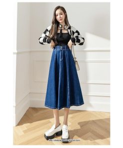スカート | 送料無料 デニムロング丈 マキシ Aライン ロングゆったり 冬 レディース マキシ おしゃれ 大きいサイズ 着痩せ 激安 可愛い
