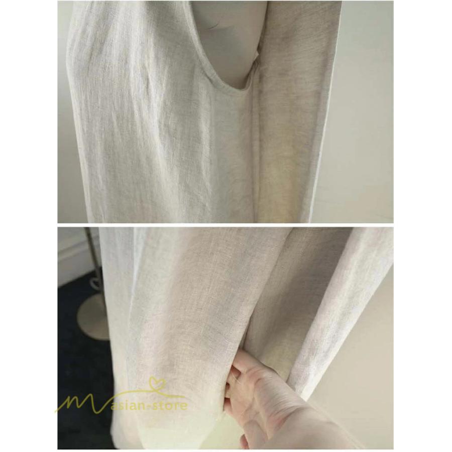 ノースリーブ | ワンピース レディース 40代 マキシワンピース 無地 ロングワンピース 着回し 着痩せ きれいめ ゆったり 40代 20代 体型カバー 30代 送料無料