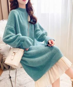 ワンピース | ニット ドッキングカジュアル