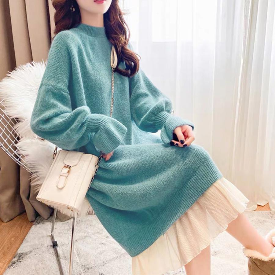 ワンピース | ニット ドッキングカジュアル