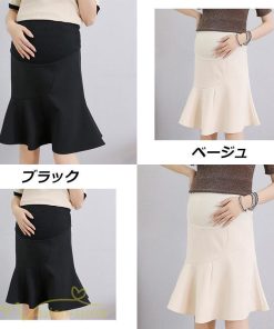 スカート | マタニティ韓国風 レディース マタニティウェア おしゃれ ゆったり 着痩せ 産前 マタニティウェア 膝丈 お出かけ 上品 サマー 夏服