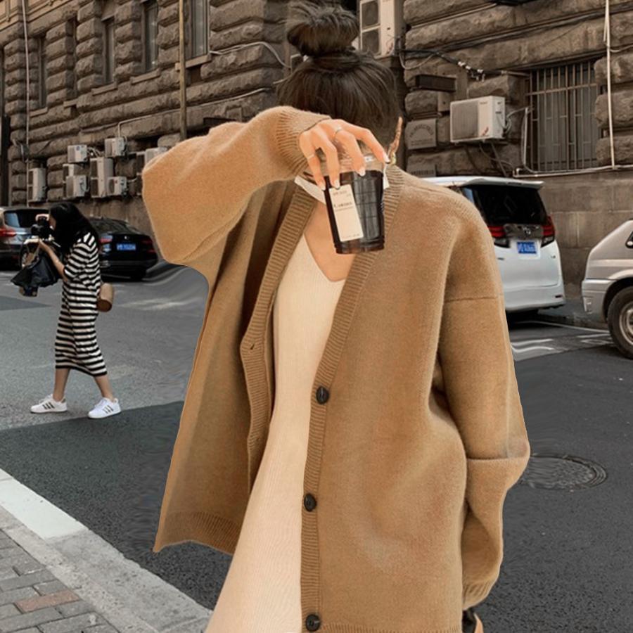 カーディガン | ニットレディース 中厚手