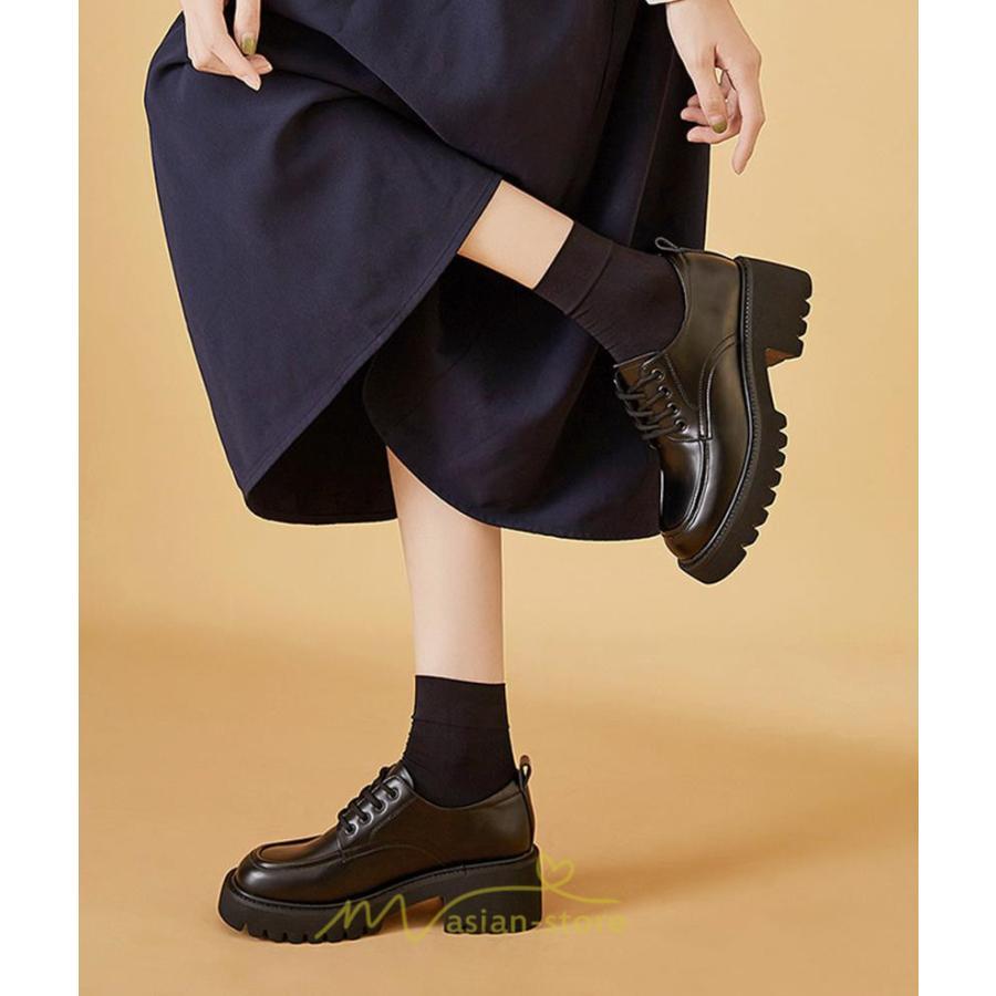 ローファー | 学生 女子 レディース 通学 通勤 学生靴 学校 軽量 パンプス 厚底 痛くない 編み上げ コスプレ 歩きやすい 学園祭 お出かけ 10代20代30代40代 デート