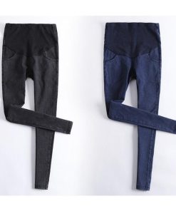 マタニティ | レギンス デニム パンツ ズボン おしゃれ 妊婦服 ジーンズ スキニーデニム ストレッチ ジーパン 妊婦 妊娠 脚長 中期 美脚 産後 初期 トレンド