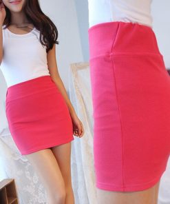 ミニスカート | 大人 スカート ショートスカート レディース カラバリ セクシー 無地 タイトスカート ウエストゴム