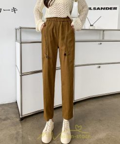 チノ・テーパード・ジョガー・スキニーパン | テーパードパンツ パンツ レディース ボトムス ストレッチ 美脚 コットン ハイウエスト 快適 楽チン 体型カバー 着痩せ 買い物 運動 部屋着 お出かけ スポーツ