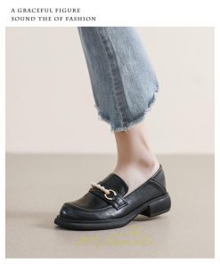 ローファー | レディース ビットカジュアルシューズ 痛くない 歩きやすい グランドトゥ 春 送料無料　夏 秋 学生靴 フォーマル コンフォート 冬 学校