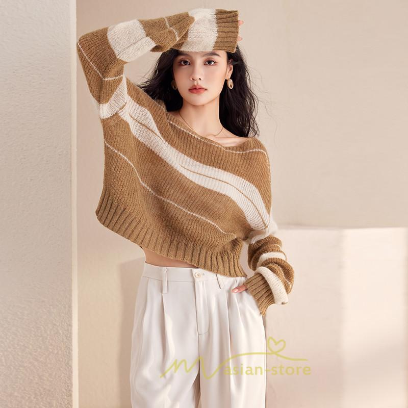 ニット・セーター | ニット トップス セーター レディース 女性 OL 学生 大学生 高校生 シンプル 安い カジュアル おしゃれ お洒落 着回し 定番 服 通学 かわいい 通勤