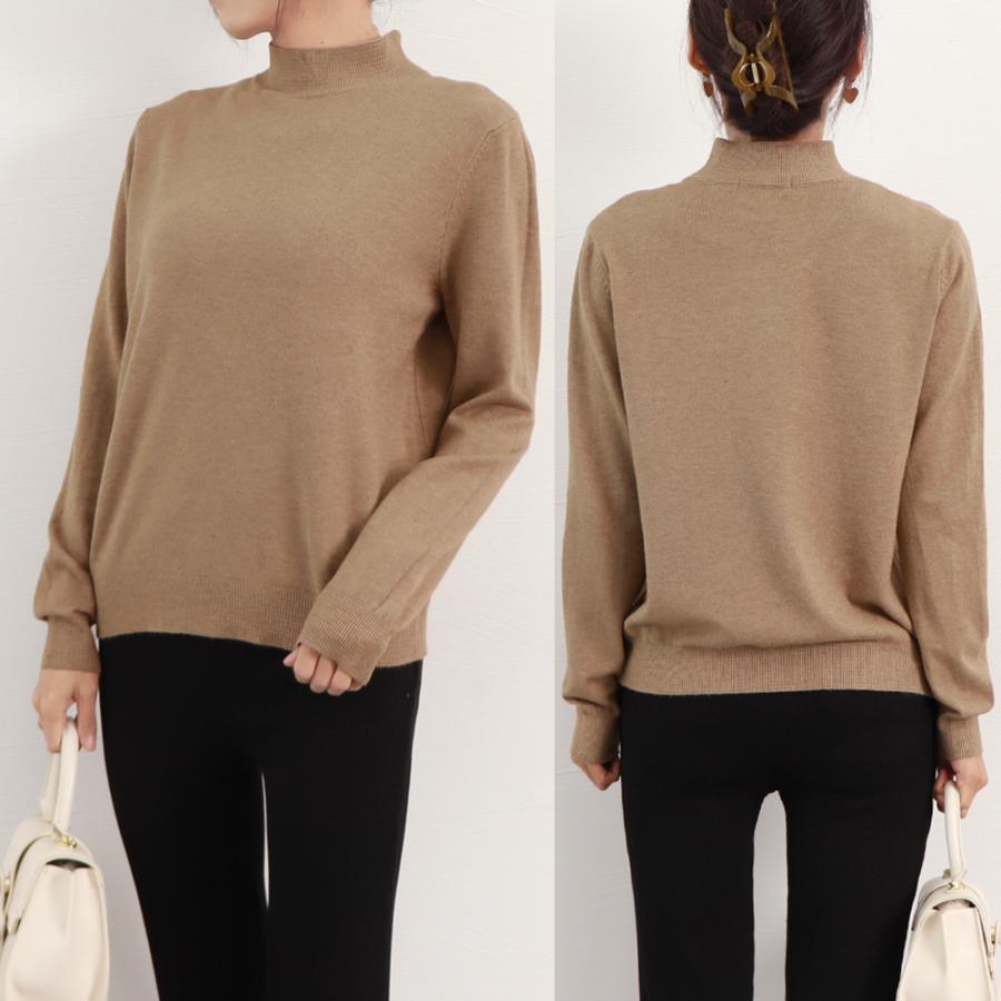 ニット・セーター | プチハイネックニットトップス レディース