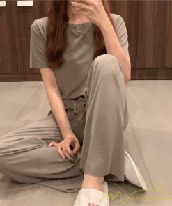 パジャマ ルームウェア | パジャマ レディース 夏 半袖 ルームウェア 涼しい 部屋着 ナイトウェア 寝間着 上下セット 薄手パジャマ 柔らかく軽い薄手の快適Tシャツパジャマ 部屋着