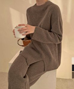 セットアップ | セットアップニット 秋冬 スリット 韓国