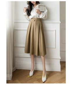 スカート | フレア フレアロングミモレ丈 ロング丈 秋 冬 秋冬 ナチュラル Aライン 大人可愛い エレガント 通勤 フェミニン 通学 上品