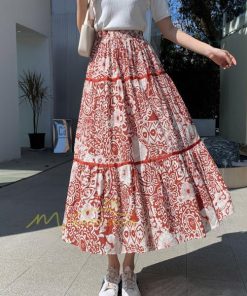 スカート | ロング 花柄 柔らか ボトムス レディース ロングマキシ丈 シンプル 無地 カジュアル 着痩せ コーデ 春 30代 秋20代 40代 夏 通勤通学 50代