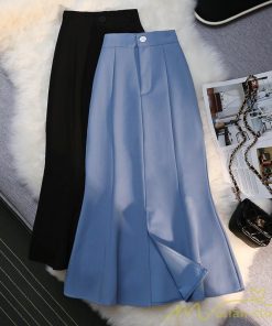 スカート | フレア ロング マーメイドマキシ丈 ロングスリット ハイウエスト Aラインレディース ボトムス 新作 きれいめ 上品