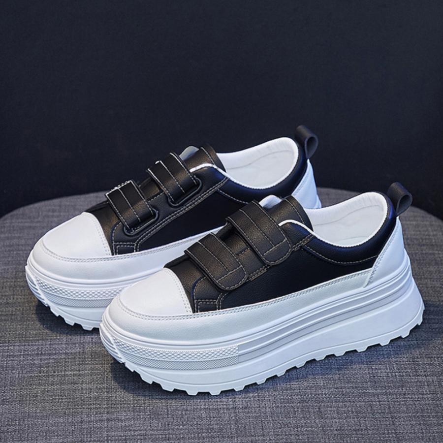 ショートブーツ | 厚底スニーカー韓国風ボリュームソール春夏