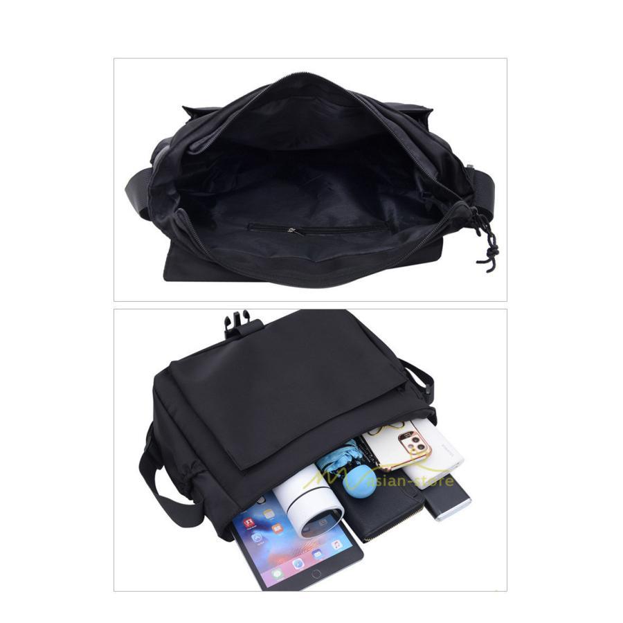 メンズバッグ | ショルダーバッグ メンズ 斜めがけ A4 かばん 2Wayバッグ メッセンジャーバッグ ナイロン 肩掛け 20代30代40代 上品 お出かけ 通勤通学 カジュアル トレンド