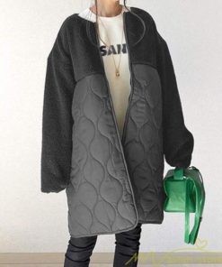 ダウンジャケット コート | ボアキルティングコート レディース アウター コート ブルゾン キルティング ボア 切替え 長袖 ロング 秋コーデ 冬 中綿 ダウン ポケット ノーカラーコート 秋