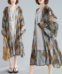 カーディガン | レディース 夏 ロングロングアウター UVカット 紫外線 冷房対策 夏ロング 羽織 前開き 大きいサイズ 体型カバー