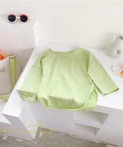 衣装 服 | Tシャツ 2021新作 子供 キッズTシャツ 韓国風 長袖 無地 ストライプ クルーネック おしゃれ 可愛い シンプル アウトドア 8色 お出かけ 男女兼用 春物 着回し