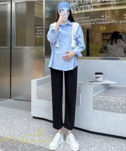 パンツ レギンス | マタニティパンツ レディース 着痩せ マタニティウェア ウエスト調整 上品 無地 カジュアル 大きいサイズ 妊婦服 ボトムス お出かけ マタニティ 日常感 産前着