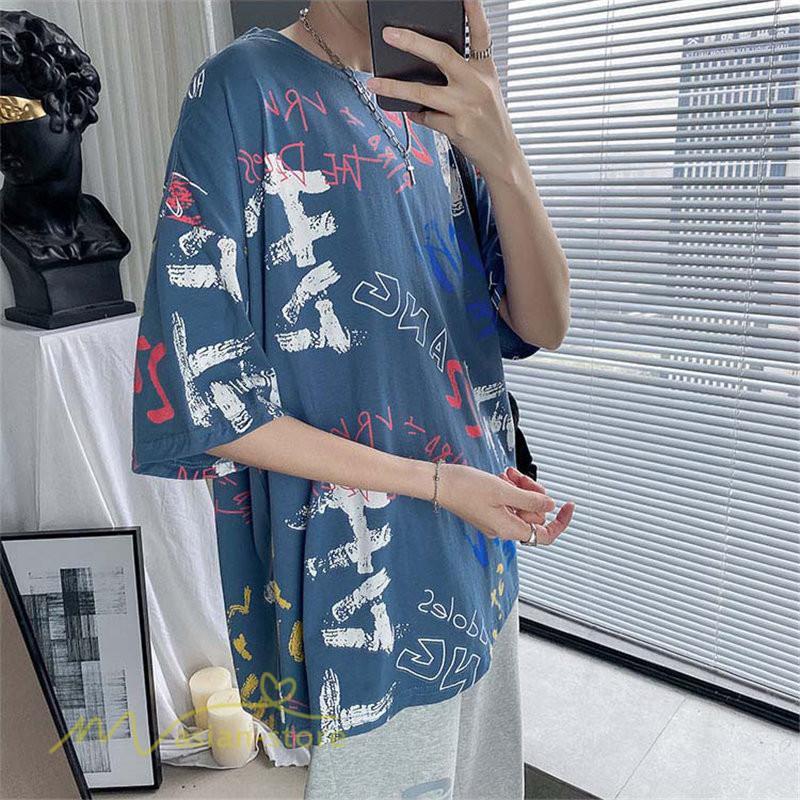 Tシャツ | メンズ 半袖夏 サマー トップス カットソー クルーネック カッコウイイ ゆったり おしゃれ 20代 トップス 大きいサイズ メンズスタイル 30代