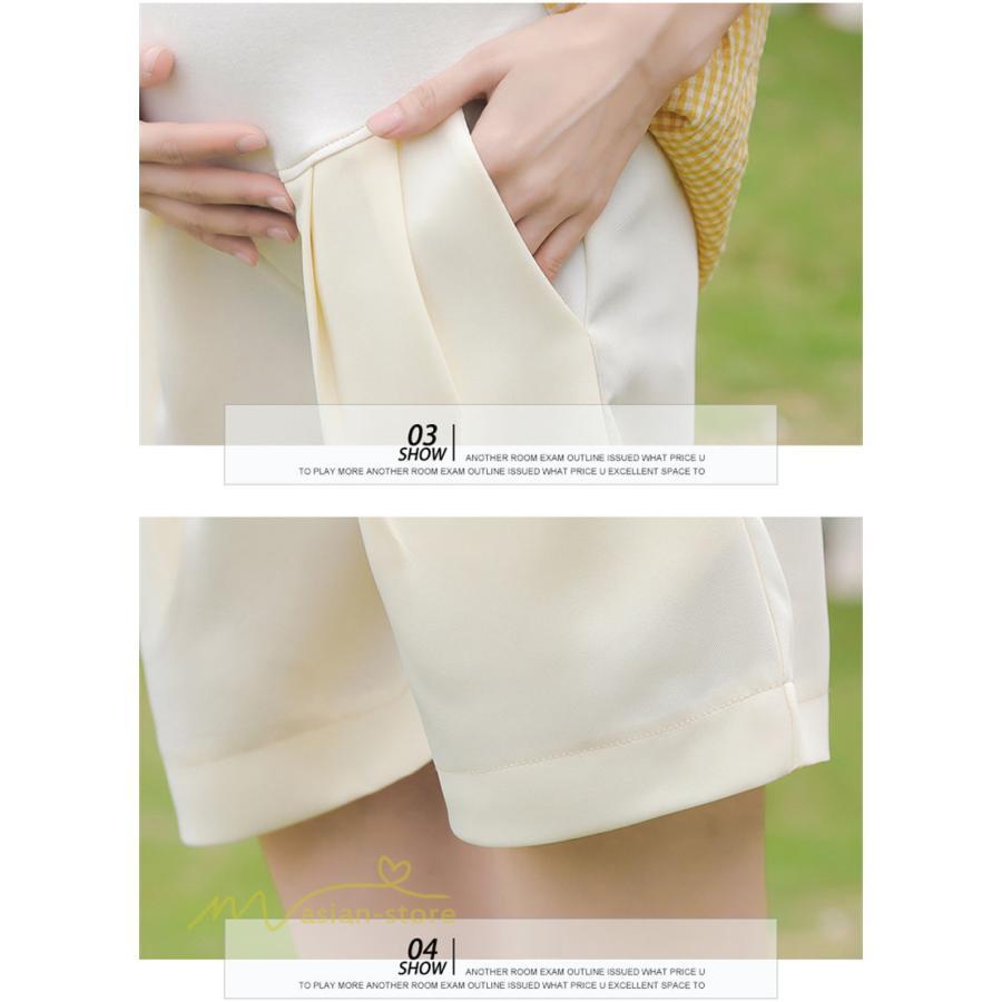 パンツ レギンス | マタニティ パンツ 妊婦服 カジュアル 夏服 サマーパンツ 着痩せ マタニティパンツ ウエスト調整 上品 無地 大きいサイズ 日常 薄手 シフォン マタニティウェア