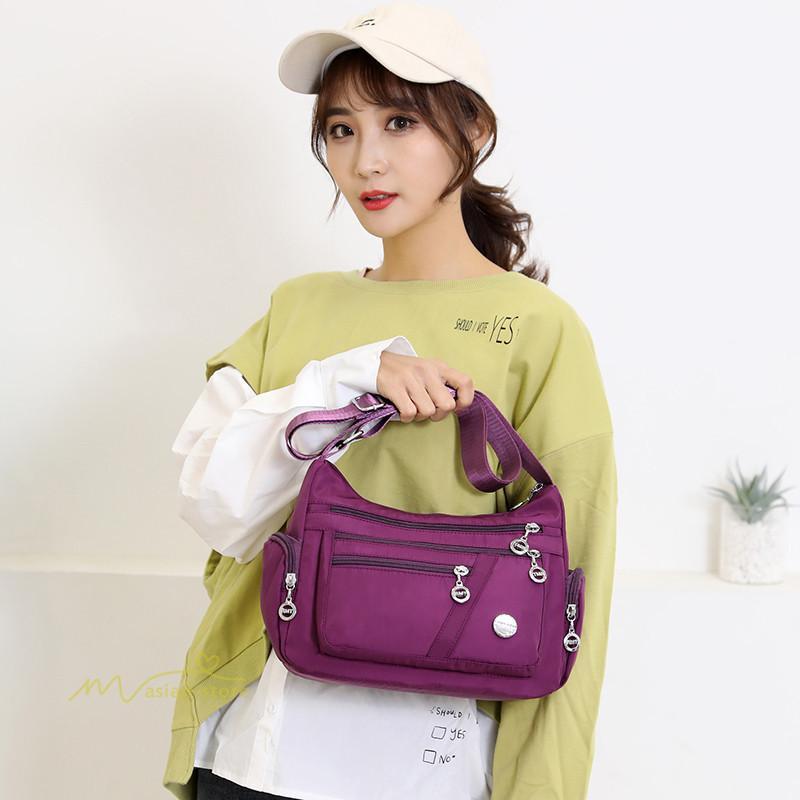 女性用バッグ | ショルダーバッグ レディース 防水 多機能 ポケット沢山 肩掛け 収納 軽量 バッグ Bag 鞄 ママかばん 大人 お出かけ 20代30代40代 収納 通学通勤