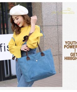 女性用バッグ | トートバッグ レディース キャンパスバッグ かばん 肩掛けバッグ 韓国風 A4対応 収納 帆布 カジュアル おしゃれ 手提げ袋 軽い 新品 エコバッグ 大容量 Bag