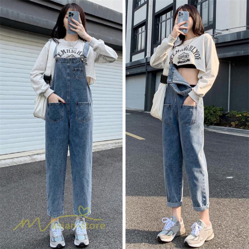 パンツ レギンス | マタニティ サロペットパンツ デニム ジーンズ オールインワン オーバーオールパンツ 定番 大きいサイズ 春 秋 大人 妊婦 上品 マタニティパンツ 妊婦服 産前