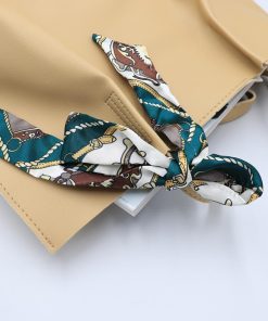 ショルダーバッグ | 大容量 通勤 スカーフ ハンドバッグ 合皮 おしゃれ かわいい 大きめ 通学 レディース