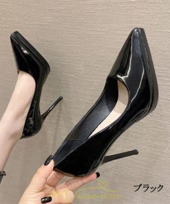 パンプス | 痛くない レディース ヒール 11.5cm 走れる 疲れない 美脚 きれいめ 安定感 通勤 歩きやすい フォーマル 卒業式 入学式 黒 入社式 冠婚葬祭 ブラック