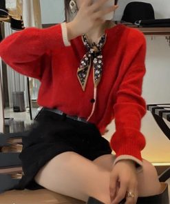 ニット・セーター | 韓国風 ニットカーディガン レディース