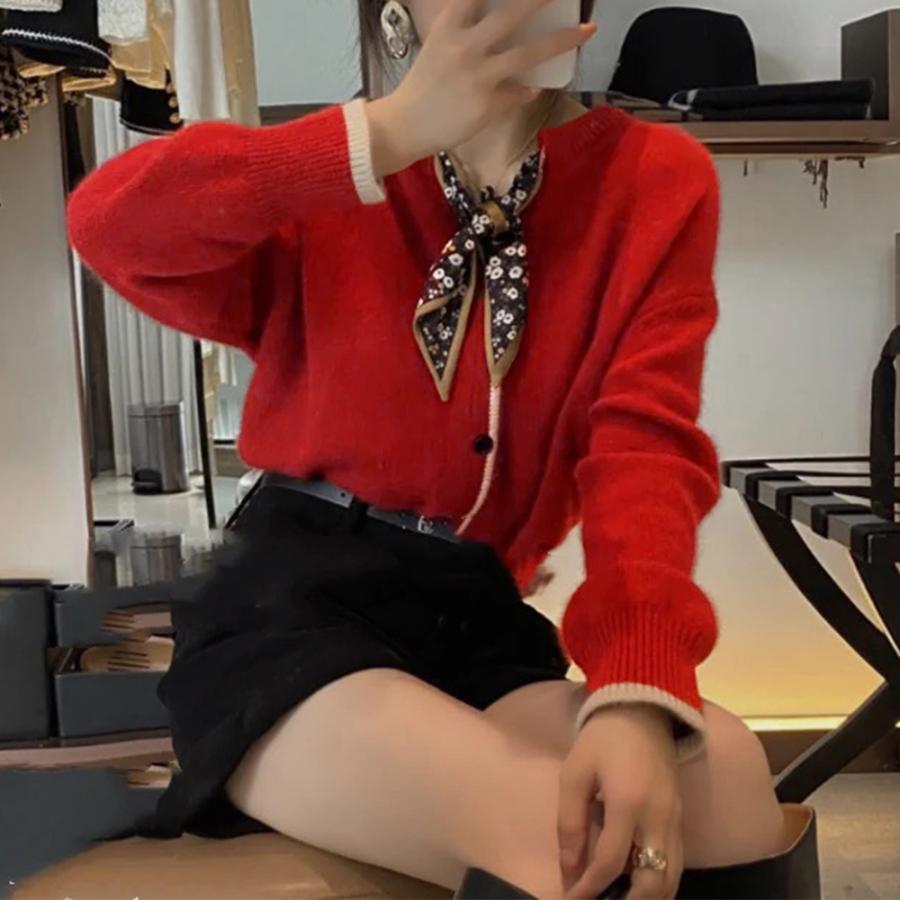 ニット・セーター | 韓国風 ニットカーディガン レディース