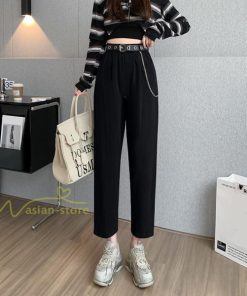 ワイドパンツ | レディース ロング丈 ストリート風 ロングパンツ シンプル 秋冬コーデ 体型カバー ウエストゴム お出かけ ポケット ハイウエスト ゆったり