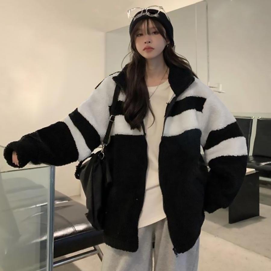 ジャケット・ブルゾン | ボアジャケット ジップアップ レディース