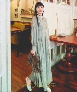 マキシ | ワンピース 春夏秋 着痩せる効果抜群 ロングワンピース マキシワンピース シフォン ビーチ 旅行 リゾート 刺繍 体型カバー レース 上品 レディース