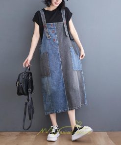 オーバーオール サロペット | サロペット レディース 春夏秋冬 オールインワン オーバーオール ワンピース 体型カバー デニム ロング丈 20代 大きいサイズ 50代 40代 おしゃれ 30代