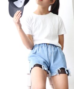 (子供)その他 | キッズ ダメージ デニムショートパンツ