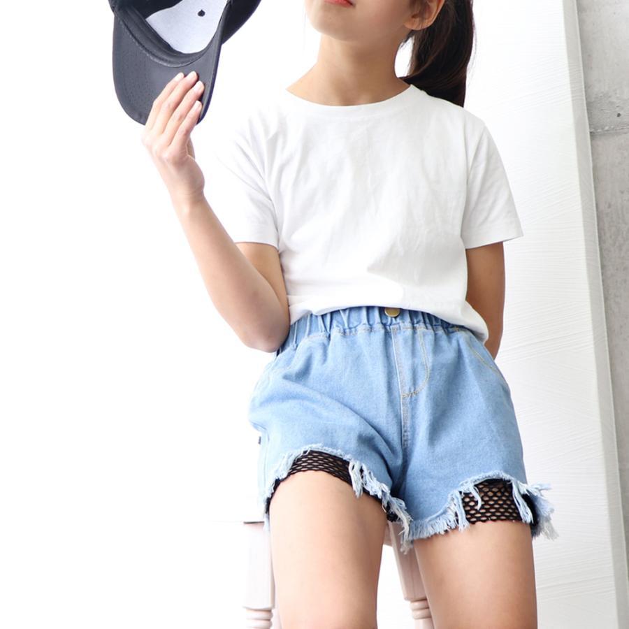 (子供)その他 | キッズ ダメージ デニムショートパンツ