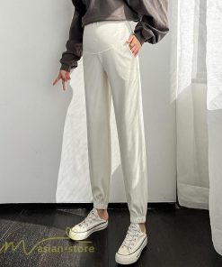 パンツ 、デニム | マタニティウェア レディース マタニティパンツ 着痩せ テーパードパンツ ロング丈 上品 春 夏 秋 無地 ウエスト調整 産前 お出かけ 妊婦服 おしゃれ ゆったり