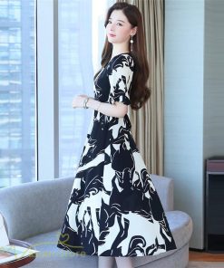 ミディアム | Aラインワンピース 着痩せ レディース カジュアル 半袖 きれいめ サマーワンピース 上品 大きいサイズ ワンピース 20代 ひざ丈 40代 日常感 お出かけ 30代